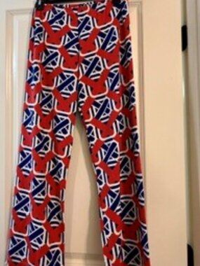 Red, White and Blue flair pants